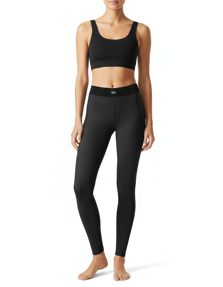 Conjunto Top + Calça Legging Academia Yoga