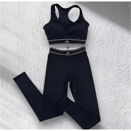 Conjunto Top + Calça Legging Academia Yoga