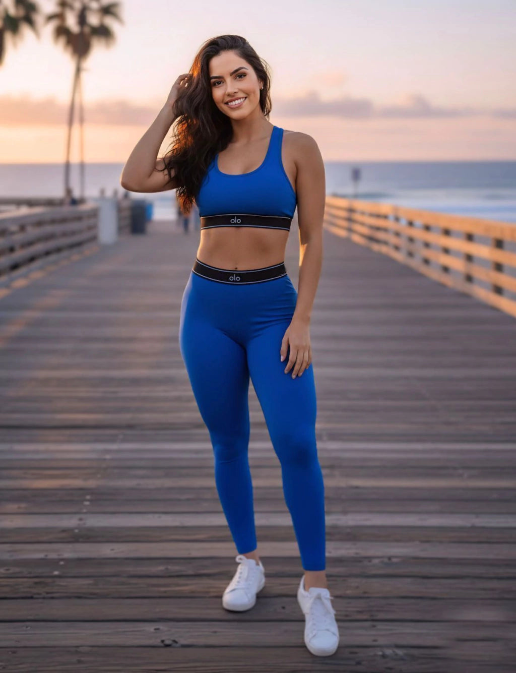 Conjunto Top + Calça Legging Academia Yoga
